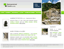 Tablet Screenshot of kamenictvisotlik.cz